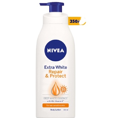 Lotion dưỡng da chống nắng NIVEA Extra White Repair &amp; Protect Body Lotion 350ml