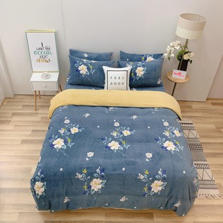 Bộ Chăn Ga Gối Nhung ( Ảnh shop tự chụp )