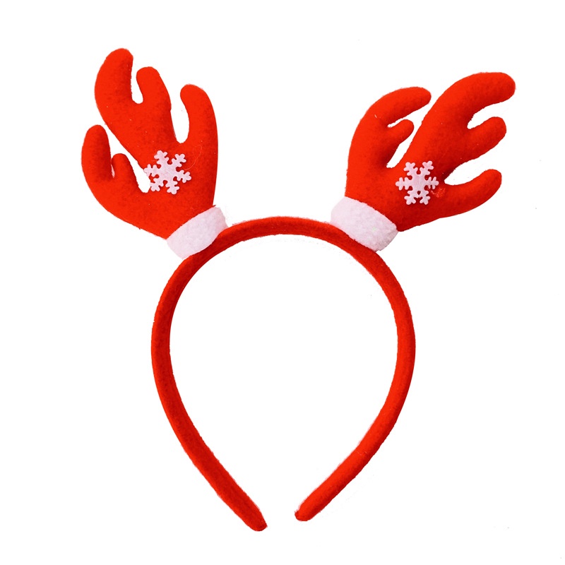 Cài tóc Seagloca màu đỏ chủ đề giáng sinh dễ thương xinh xắn