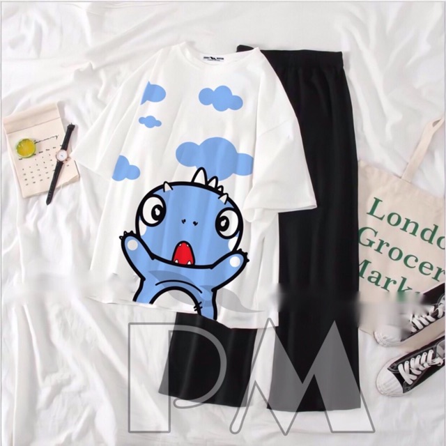 Sét áo hình và quần xuông