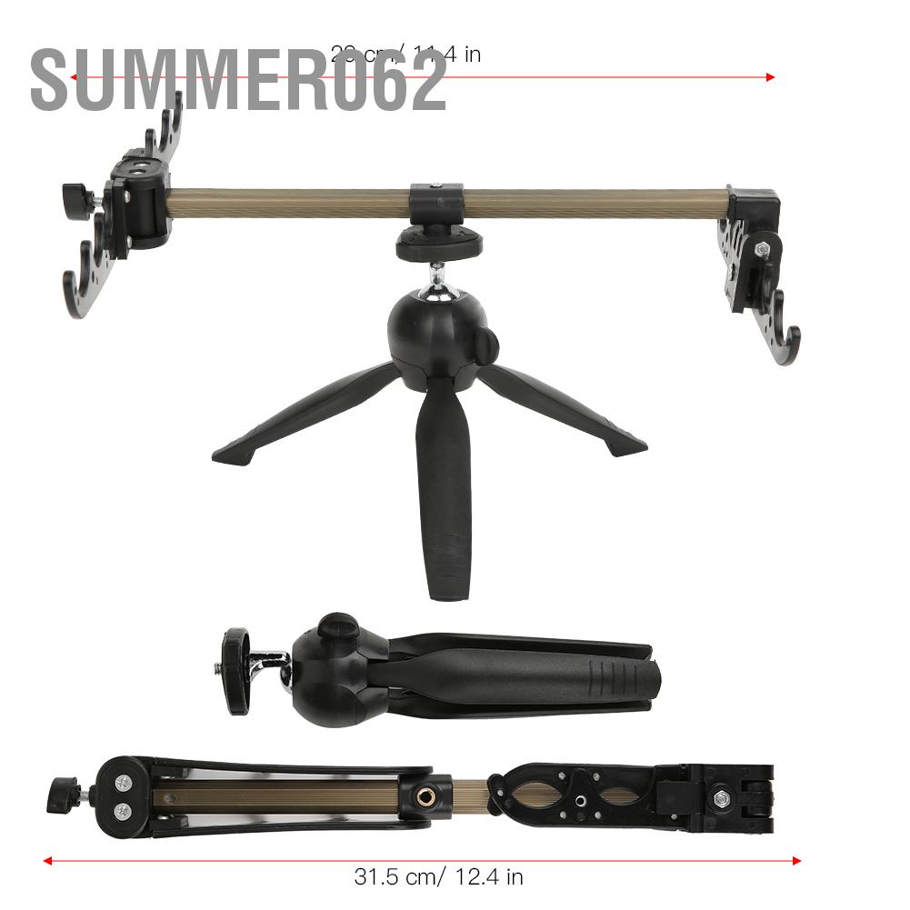 [Hàng Sẵn] Bên ngoài có thể vươn cần câu băng để gấp lại phụ kiện khung giá đỡ 3 chân 【Summer062】