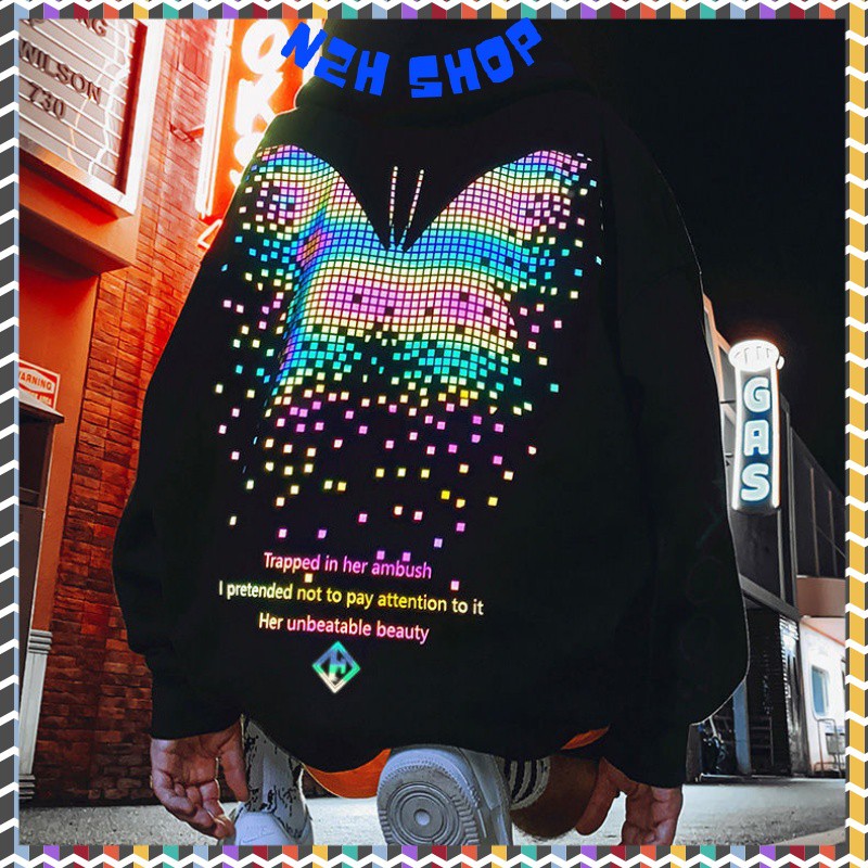 Áo Hoodie Nam Nữ Chất Nỉ Ngoại Cao Cấp In Hình Cánh Bướm,Mẫu Độc Nhất N2H Shop | BigBuy360 - bigbuy360.vn