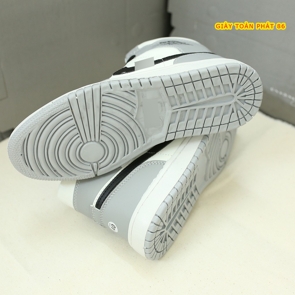 [Mã FAGREEN245 giảm 10% tối đa 30k đơn từ 99k] Giày Sneaker Thể Thao Jd1 Nam Nữ cao thấp màu Xám | BigBuy360 - bigbuy360.vn