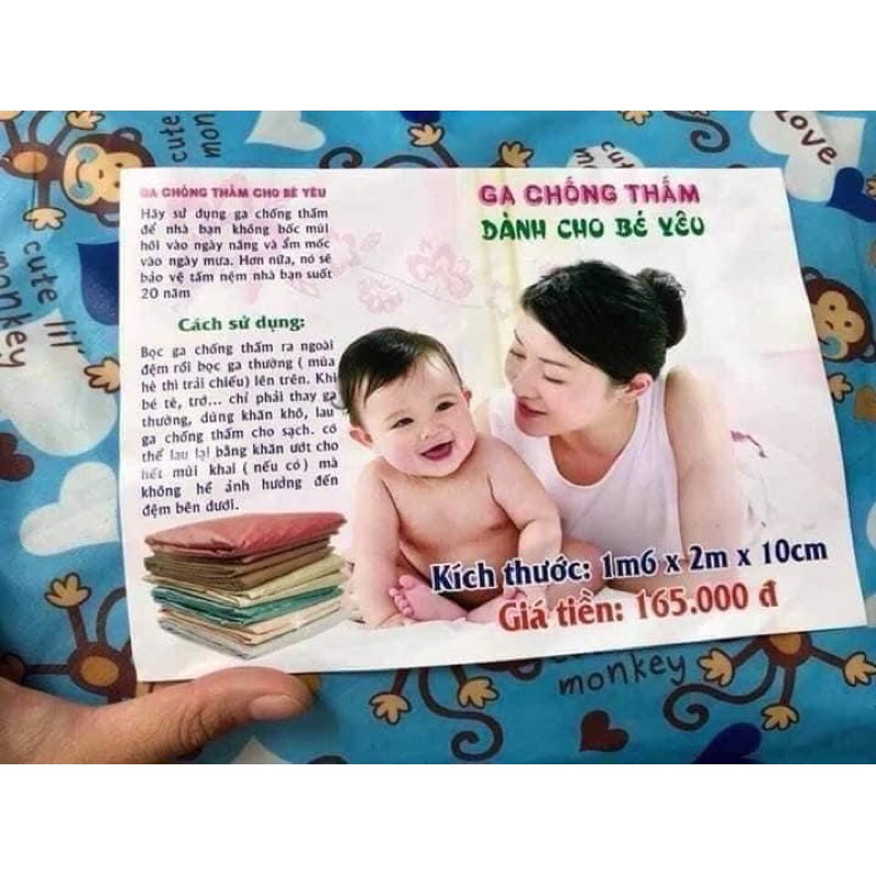 ĐẸP TUYỆT ⭐️MÀU NGẪU NHIÊN VÌ QUÁ RẺ GA CHỐNG THẤM KÍCH THƯỚC 1,6M 1,8M 2M