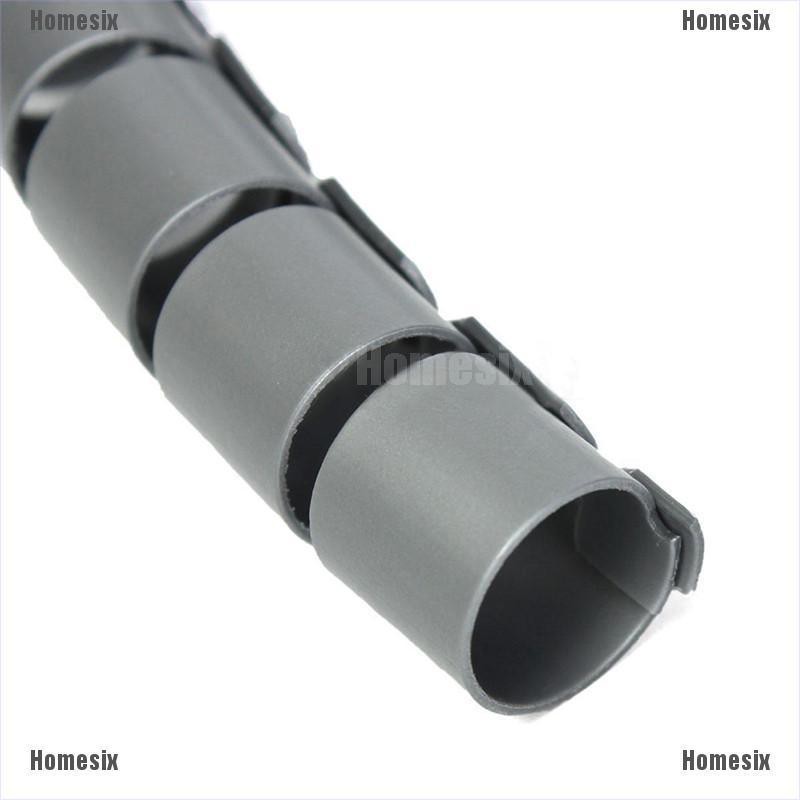 [YHOMX] 1M 8mm Wire Spiral Wrap Sleeving Band Tube Cable Protector Line Management TYU