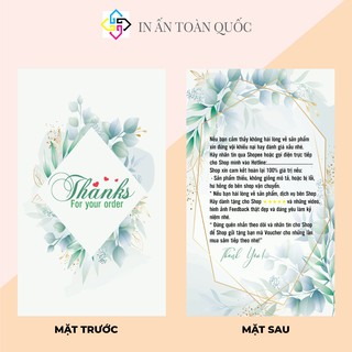 Thẻ cảm ơn - Thank you card