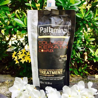 Hấp dầu Pallamina Collagen Keratin Complex 500ml ( dạng túi)