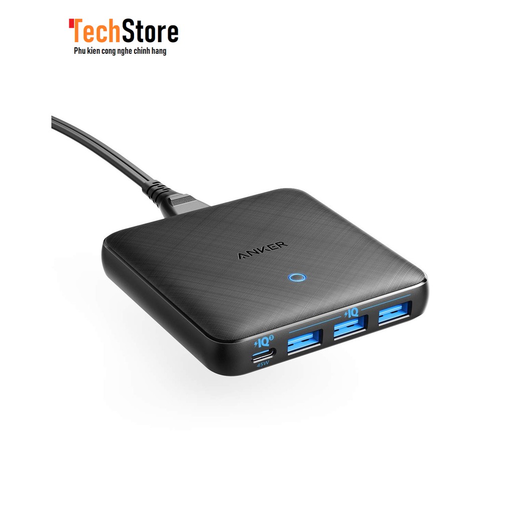 Sạc Anker PowerPort Atom III Slim - 65W, 4 cổng ( PHÂN PHỐI CHÍNH HÃNG)