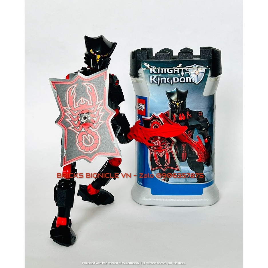 LEGO BIONICLE - ĐỒ CHƠI XẾP HÌNH LEGO CASTLE BIONICLE - KNIGHT'S KINGDOM II VLADEK 8786