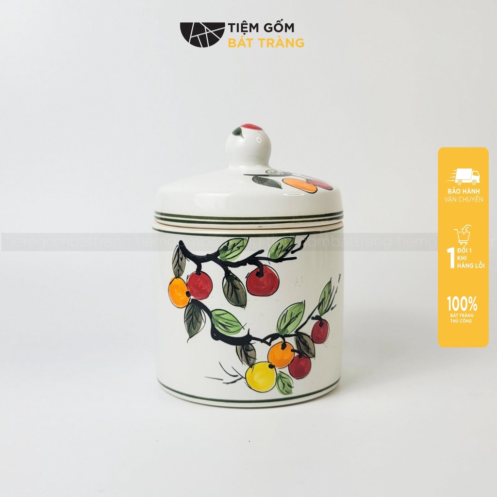 Vại Muối Dưa Cà Hũ Muối Dưa Đựng Muối Mỡ Đựng Đường Hạt Gốm Sứ Bát Tràng Nhiều Mẫu