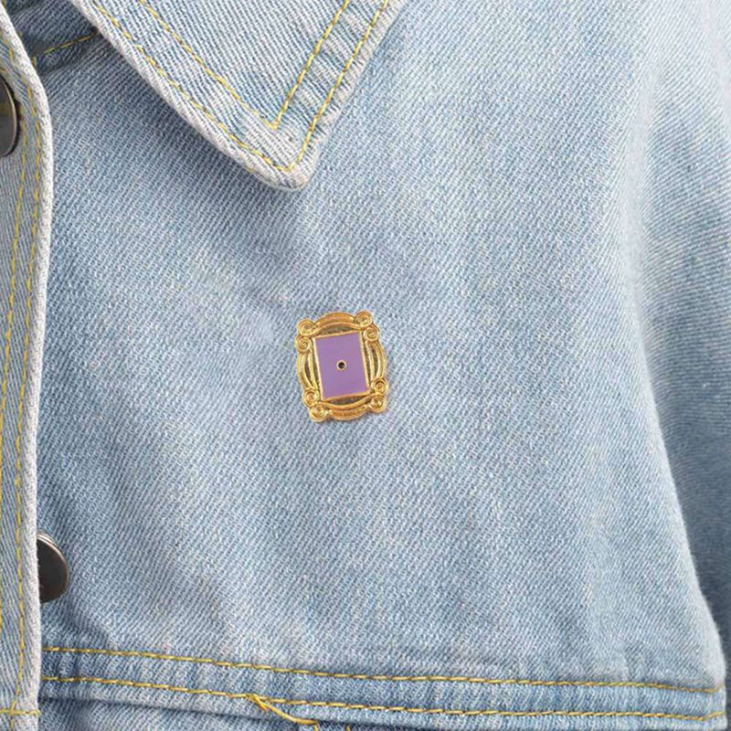 Ghim cài áo tráng men hình công viên NY coffee chương trình TV