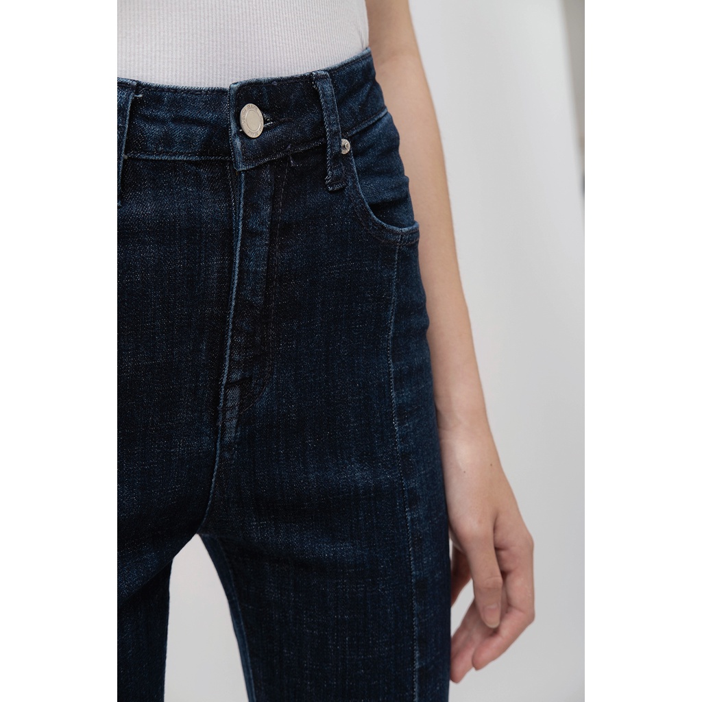 [SALE UP TO 50%] Quần jeans ống loe gân lai tua 2 màu đậm nhạt LENCLOTHING 7828 - 7829