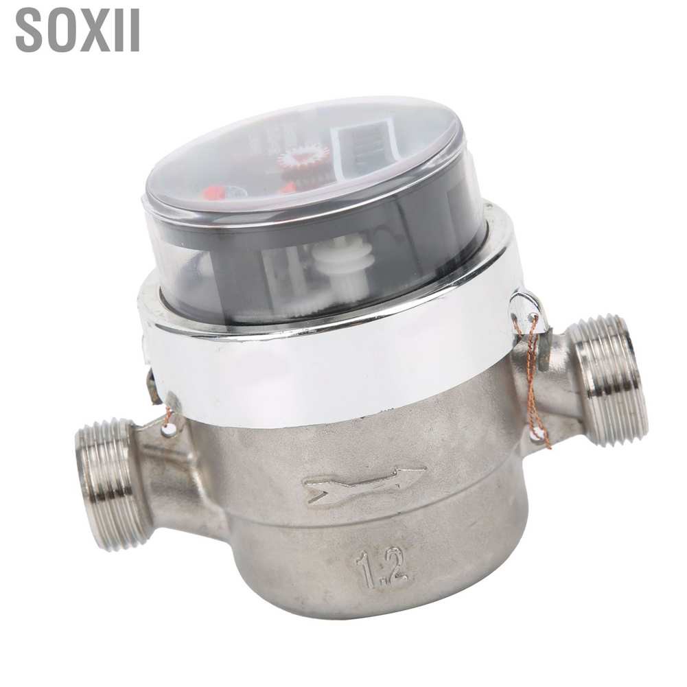 Đồng Hồ Đo Nước Lạnh Bằng Thép Không Gỉ 304 Soxii Lxh 8 1 / 2 Bsp