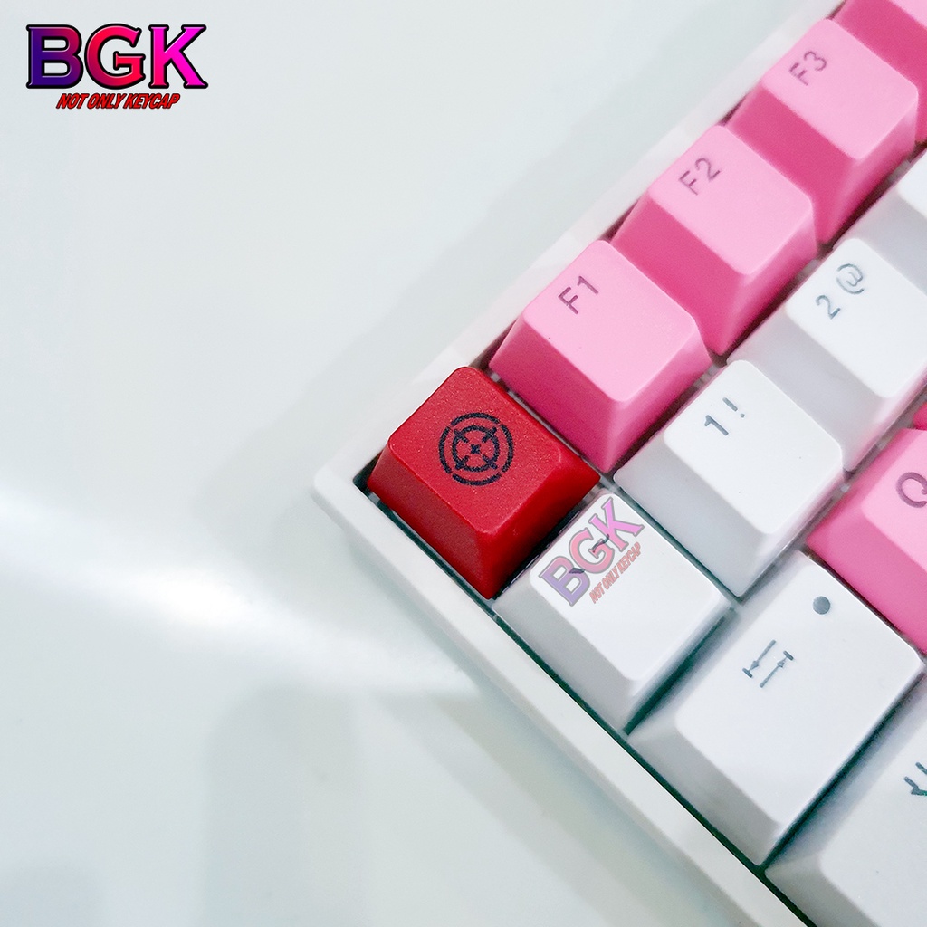 Keycap Lẻ Màu Đỏ Tươi Cherry profile in dye sub