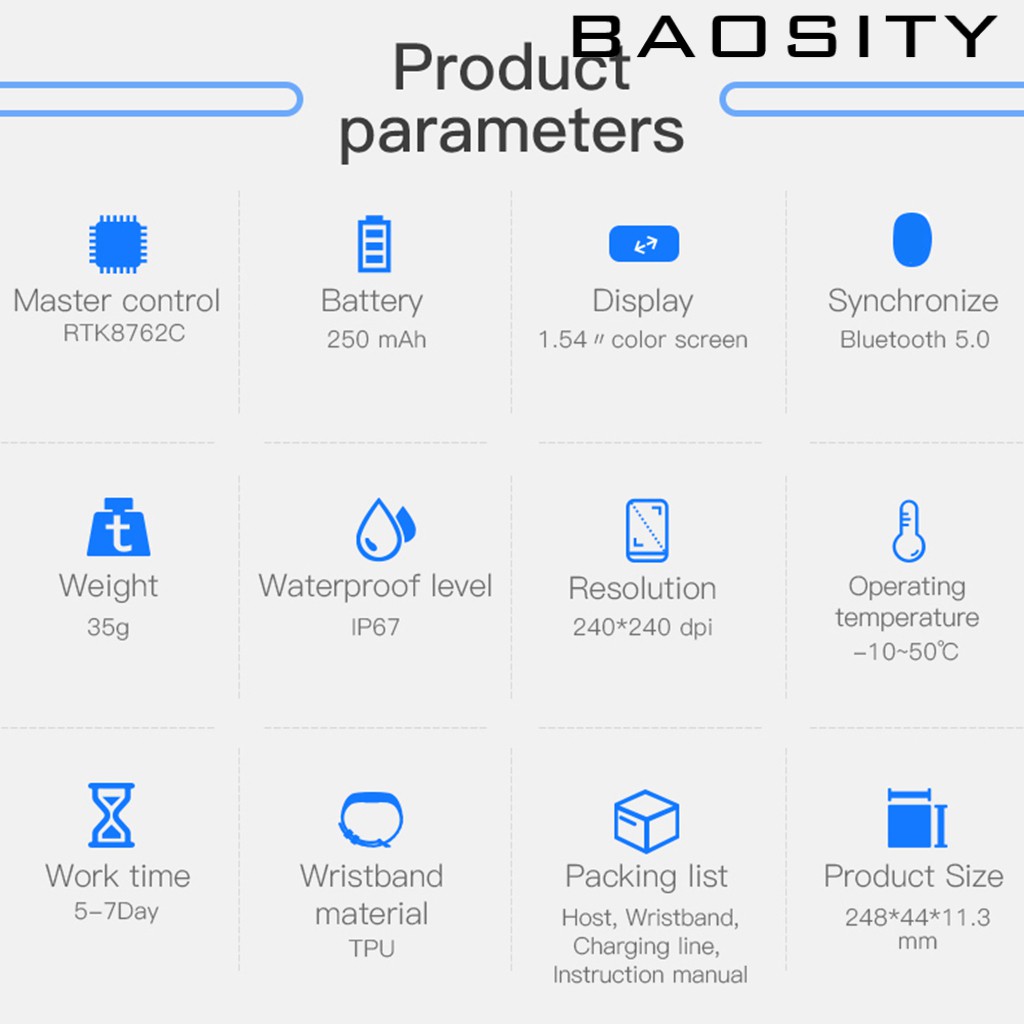 Vòng Đeo Tay Thông Minh T68 Kết Nối Bluetooth 5.0 Chống Nước Hỗ Trợ Theo Dõi Nhịp Tim