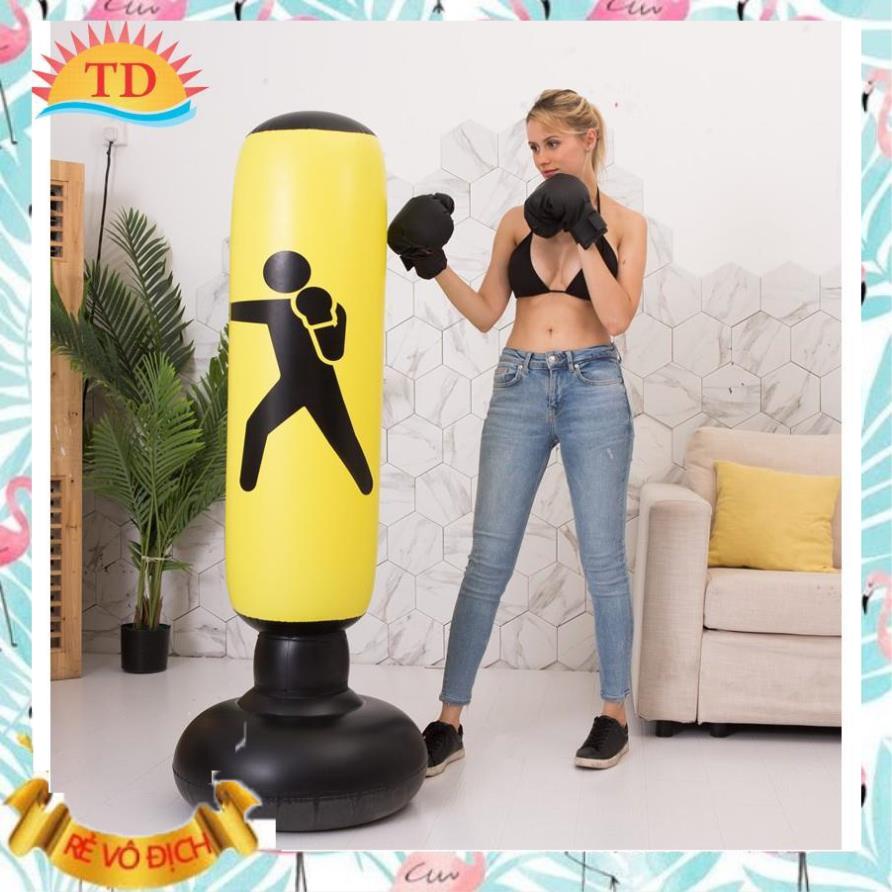 Trụ hơi boxing cao cấp xả stress, Trụ hơi đấm bốc tự cân bằng 1m6