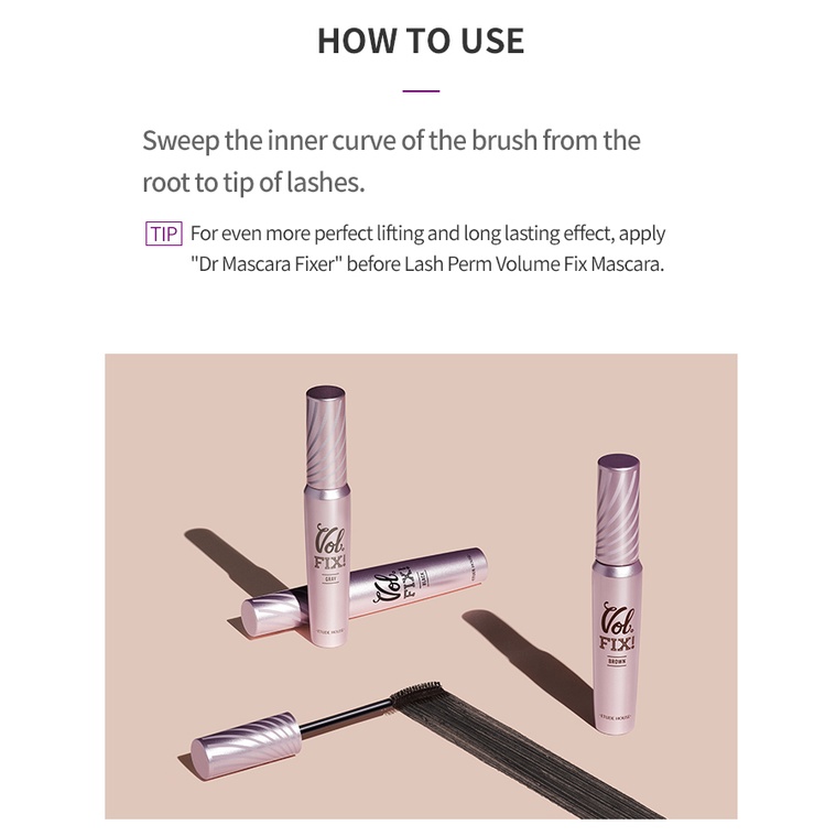 Mascara Chuốt Mi Làm Dày Mi Hiệu Quả Etude