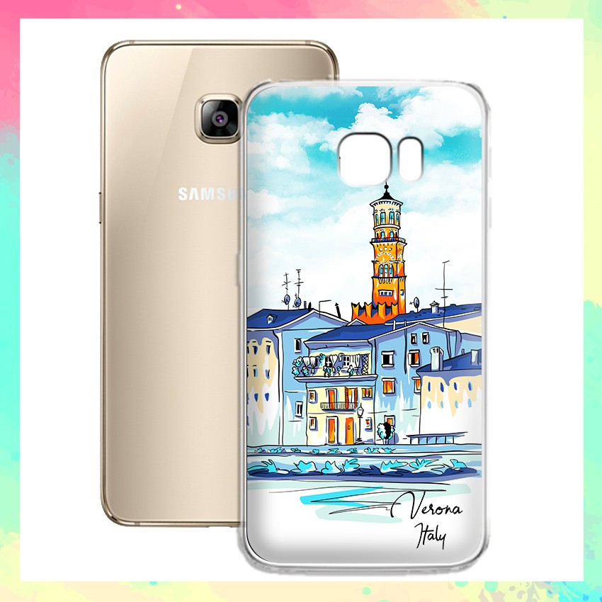 Ốp lưng Samsung Galaxy S6 edge Plus in họa tiết du lịch các nước tranh phong cảnh mùa hè - 01069 Silicone Dẻo