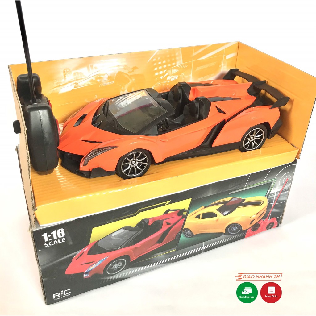 Xe ô tô thể thao điều khiển từ xa RC sport car siêu tốc độ có đèn led - hàng loại 1 có kèm sạc pin