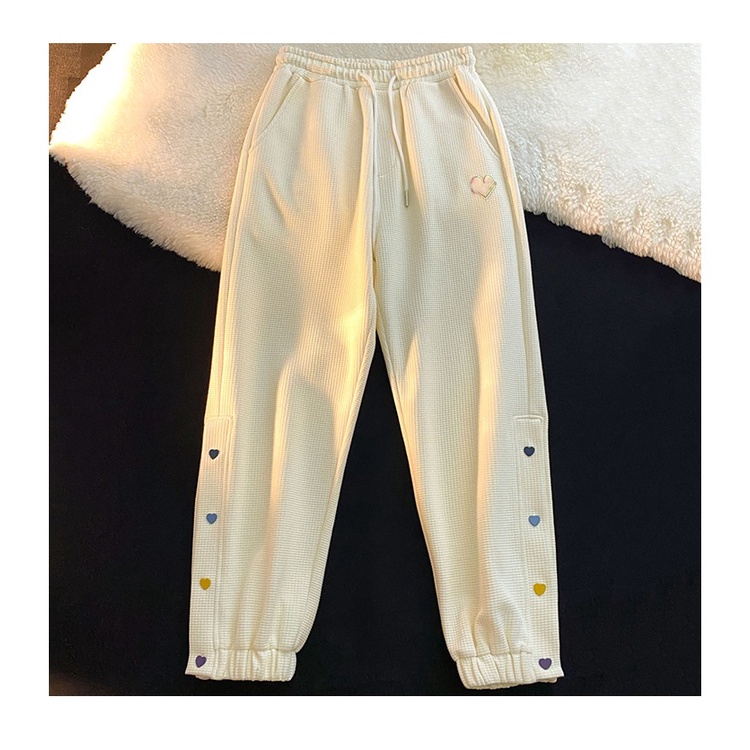 Quần Dài Thể Thao Dáng Suông Thiết Kế Đơn Giản Dễ Phối Đồ Cho Nữ