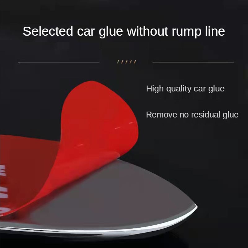 Miếng dán bằng kim loại sợi carbon dùng trang trí xe ô tô hình logo thời trang