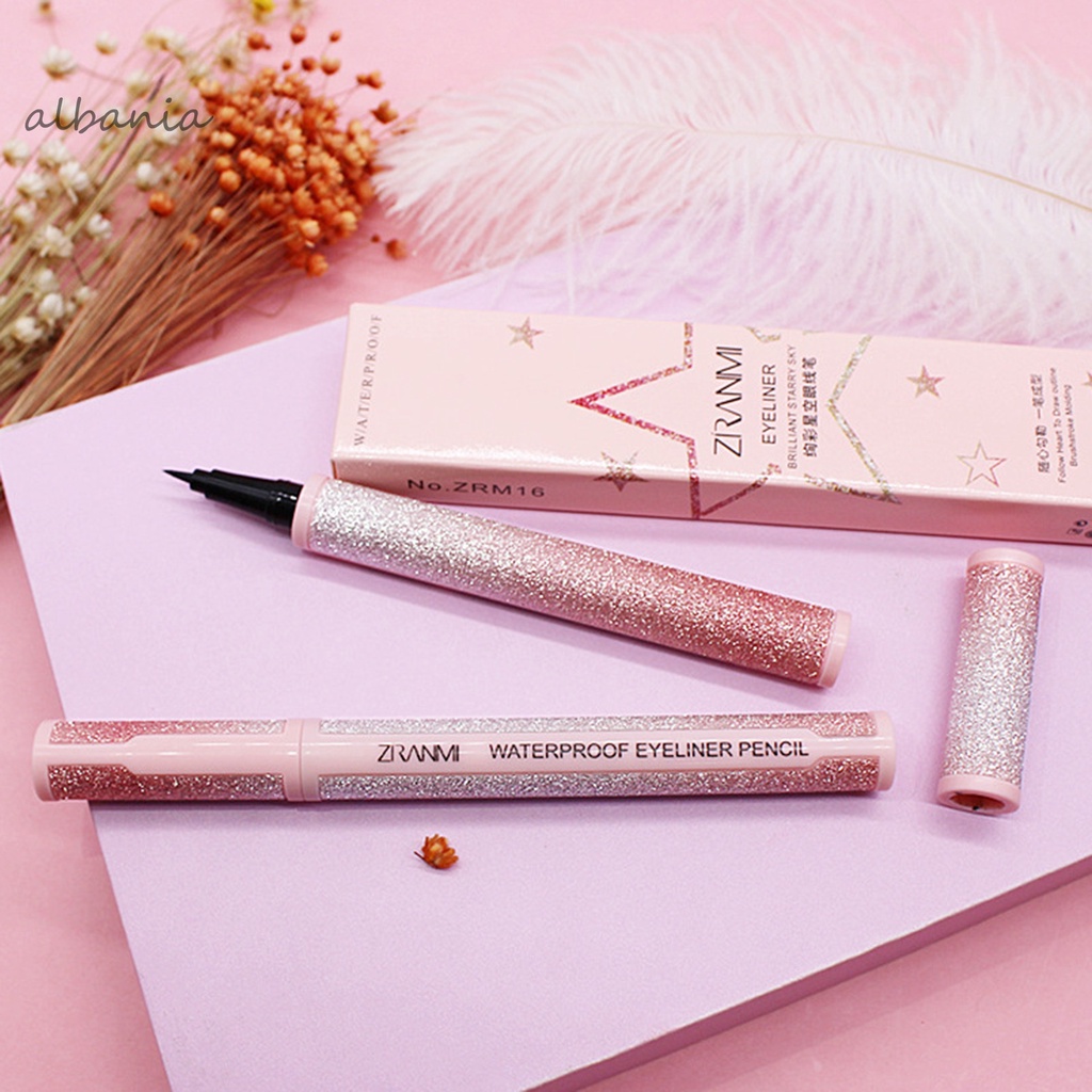 Bút kẻ mắt màu kim tuyến không gây kích ứng thiết kế vỏ lấp lánh ánh sao | BigBuy360 - bigbuy360.vn