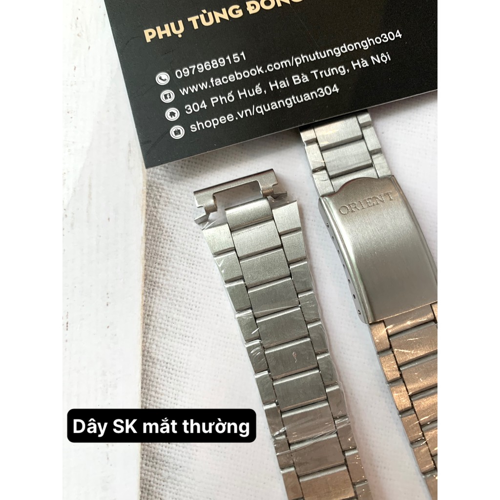 Dây inox cho đồng hồ SK - ORIENT Tặng kèm bộ chốt