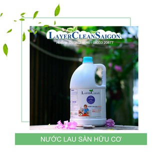 Khuyến mãi Combo Layer Clean can lau sàn 5l + túi rửa tay 1l + chai rửa tay tạo bọt 330ml tặng chai rửa chén 300ml