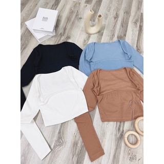 CROPTOP CỔ VUÔNG KHOÉT