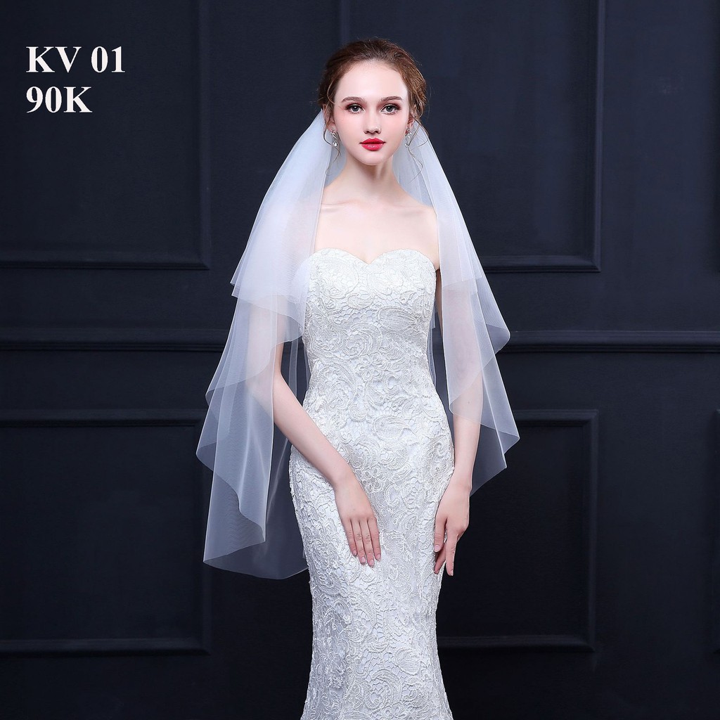 Von -Lúp cài đầu cô dâu