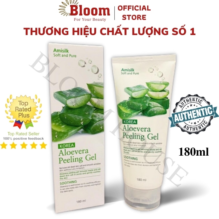 Kem Tẩy Da Chết Lô Hội  Amisilk Soft And Pure Hàn Quốc Chính Hãng - Gel Tẩy Da Chết Chiết Xuất Lô Hội | BigBuy360 - bigbuy360.vn