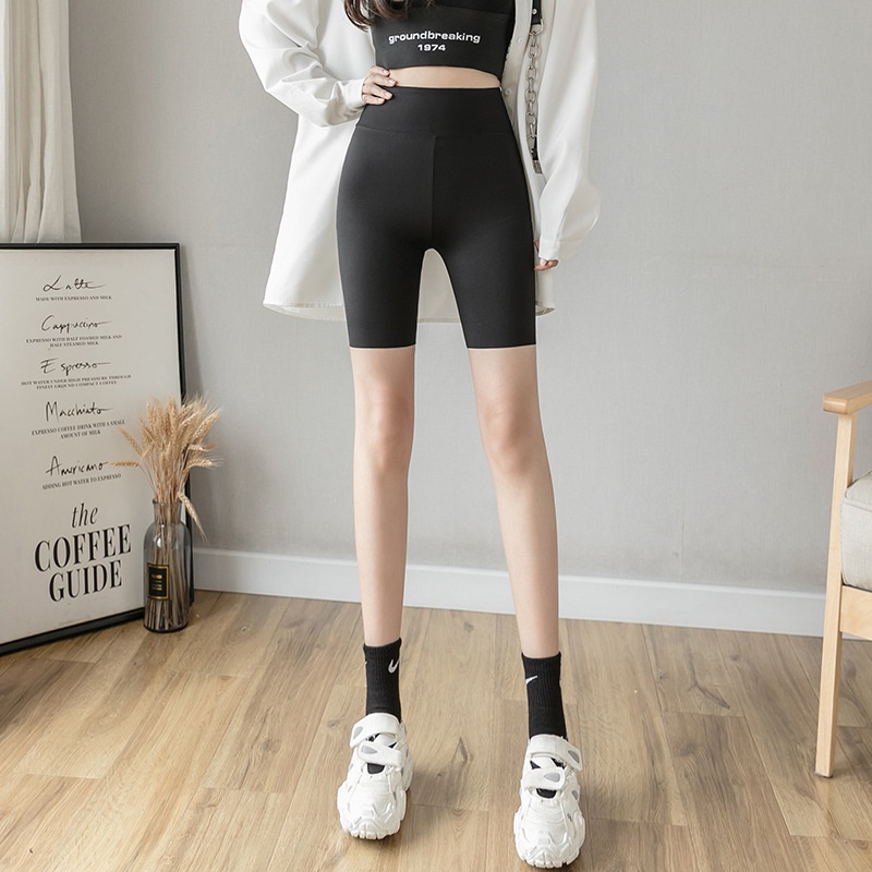 Quần Legging Đùi Ngố Nâng mông Lửng dài tập gym Yoga Hack dáng Cao cấp Quần Biker thể thao Tập Zumba Aerobic Dáng dài