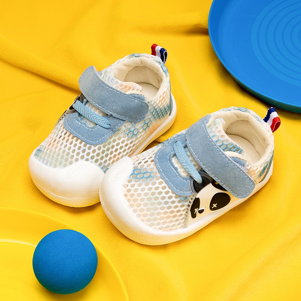 Giày sandal Cheerful Mario đế mềm chống trượt thoáng khí sành điệu cho em bé 0-1 tuổi