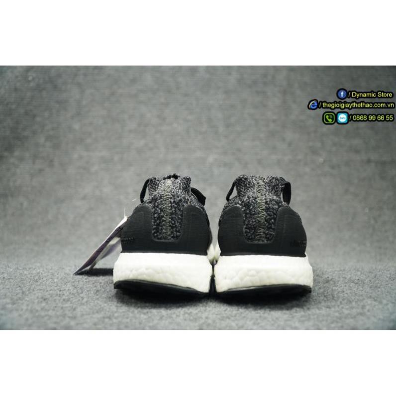 Giày Ultra Boost Uncaged Black Grey Three Real Boost -ou1