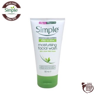 Sữa Rửa Mặt Dưỡng Ẩm Cho Da Simple Kind To Skin Moisturising Facial Wash 150ml