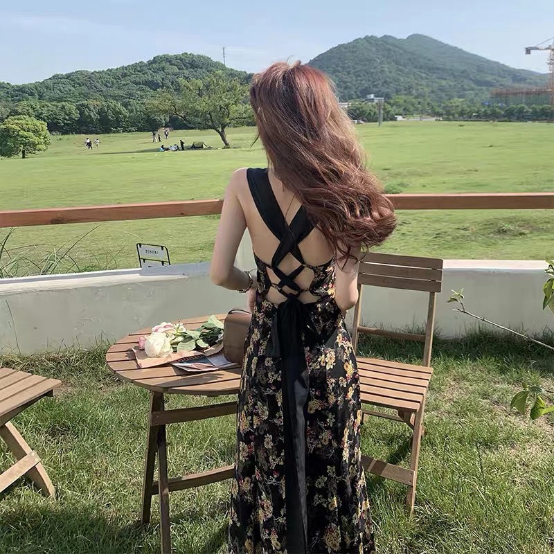đầm đen sexy đầm hở lưng đầm dài váy cổ yếm váy tay bồng váy hoa nhí vintageváy hoa nhí vintage váy tiểu thư sang chảnh đầm bigsize nữ váy nữ xinh đầm vintage váy nữ xinh váy đi chơi đầm đi tiệc đầm nữ
