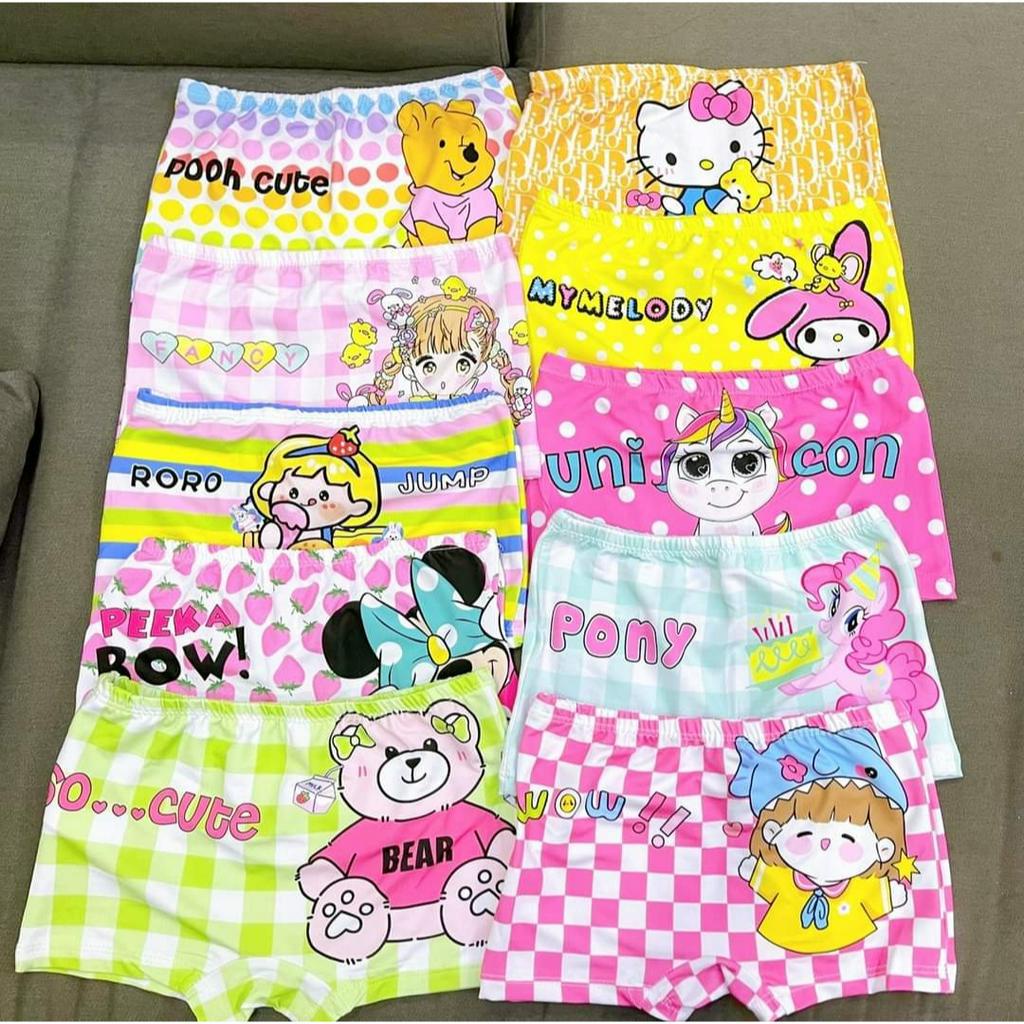 Quần chip đùi thun lạnh 3D chất lượng tốt, siêu xinh cho bé gái