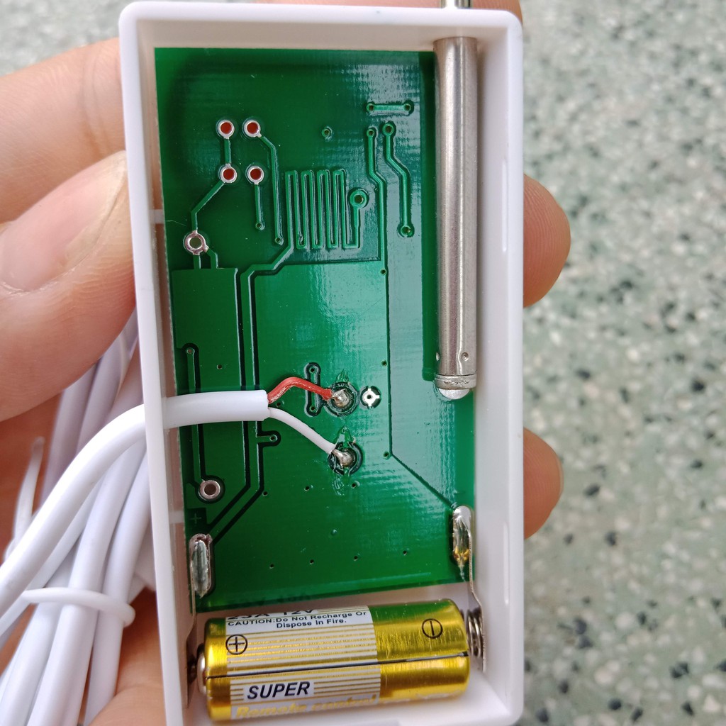 Báo động tràn nước rò rỉ nước phát sóng RF 433Mhz, dùng cho bộ báo động trung tâm hoặc bộ thu sóng 433