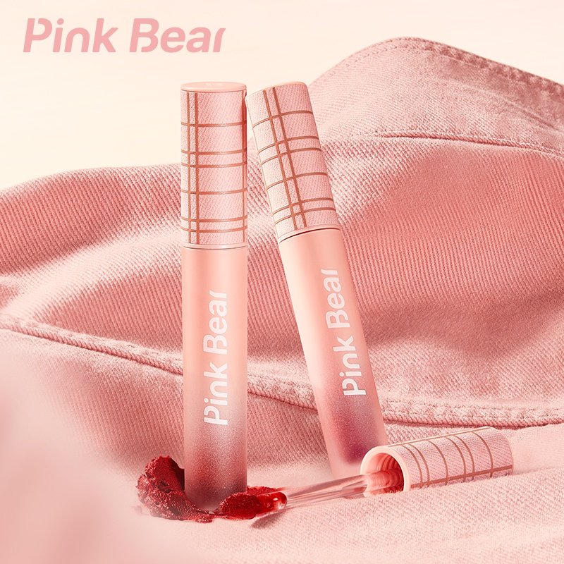 Son Kem Lì Pink Bear (Phiên bản Pink Cowboy) Siêu Mịn Lâu Trôi Không Khô Môi 6 Màu Trendy 2.5g | BigBuy360 - bigbuy360.vn