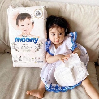 Bỉm tã MOONY NATURAL Nội Địa Nhật dán/quần