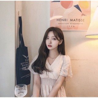 Đầm Cotton Thô Bo Eo