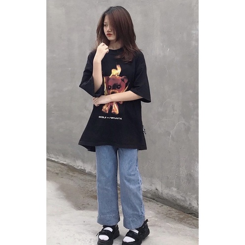 ÁO BO BỤI GẤU LỬA ĐEN
