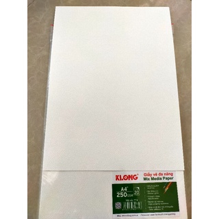 (1Tờ A4 Loại Dày 250gsm) Giấy Trắng A4