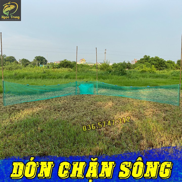 Dớn Bắt Cá,Đăng Chặn Sông Suối Có Phao Chì Bắt Cá Cao 1m Mỗi Cánh 4m ,Đuôi 4m Có Hom.Khung Vào 60x80cm hàng như hình