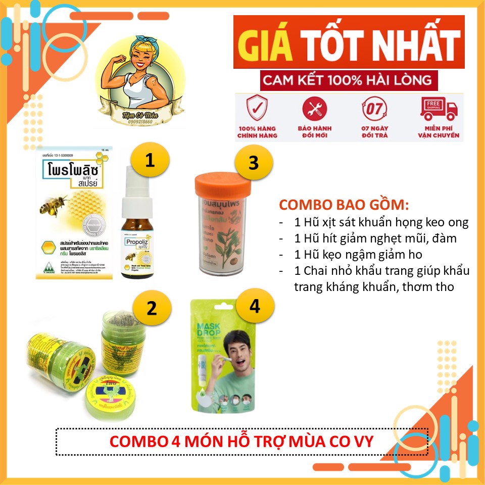 COMBO HỖ TRỢ MÙA COVY