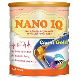 Sữa Nano IQ Canxi Gold - 900g (dành cho người xương khớp và tiểu đường)