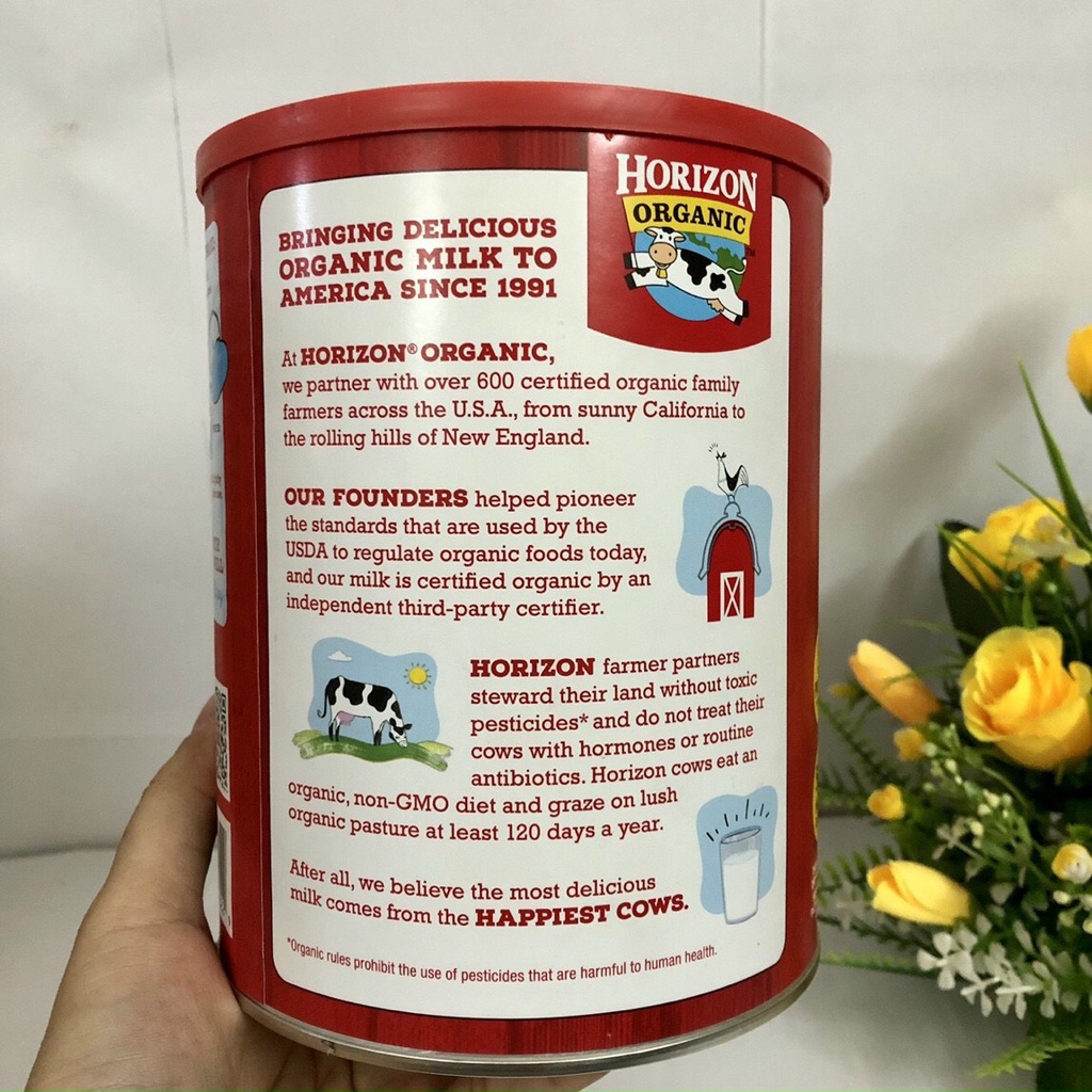 ❤️ [Quận 3] Sữa Bột Nguyên Kem Horizon Organic Mỹ 850g Thơm béo Giàu Protein Canxi [Date 6/2024] Hỏa Tốc