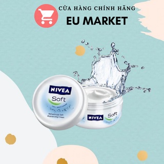 Kem dưỡng Nivea Soft, cấp ẩm làm sang mịn da,hàng nội địa Đức, Eumarket.