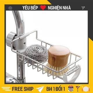 Giá inox để đồ bồn rửa bát sạch sẽ