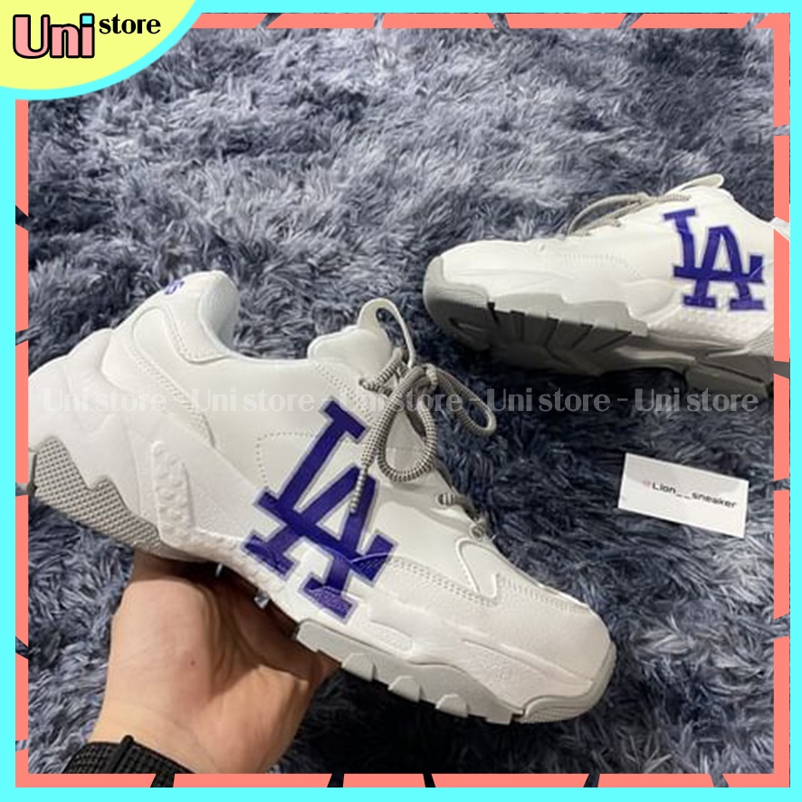 Giày Sneaker MLB Nam Nữ, Giày Boston, NY, LA Da Bò Đế 2 Lớp Tăng Chiều Cao Hàng Cao Cấp Full Box + Bill | BigBuy360 - bigbuy360.vn